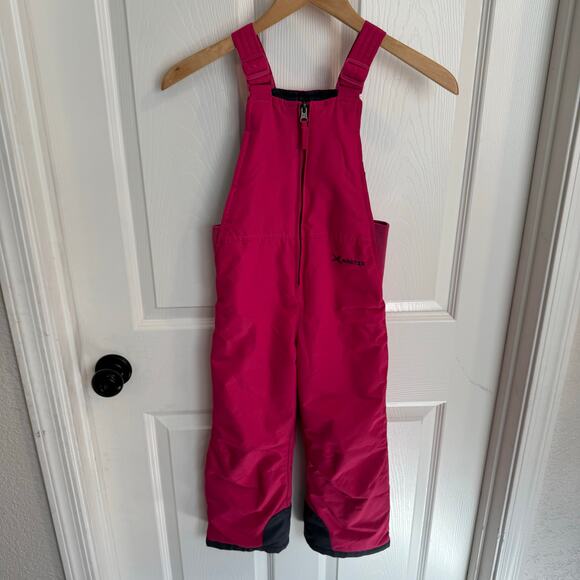 Unisex Chest High Snow Bib Overall Pants Arctix 5T Berry Pink Fuchsia Adjustable - Picture 1 of 6